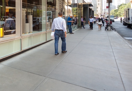 Sidewalk cleaning